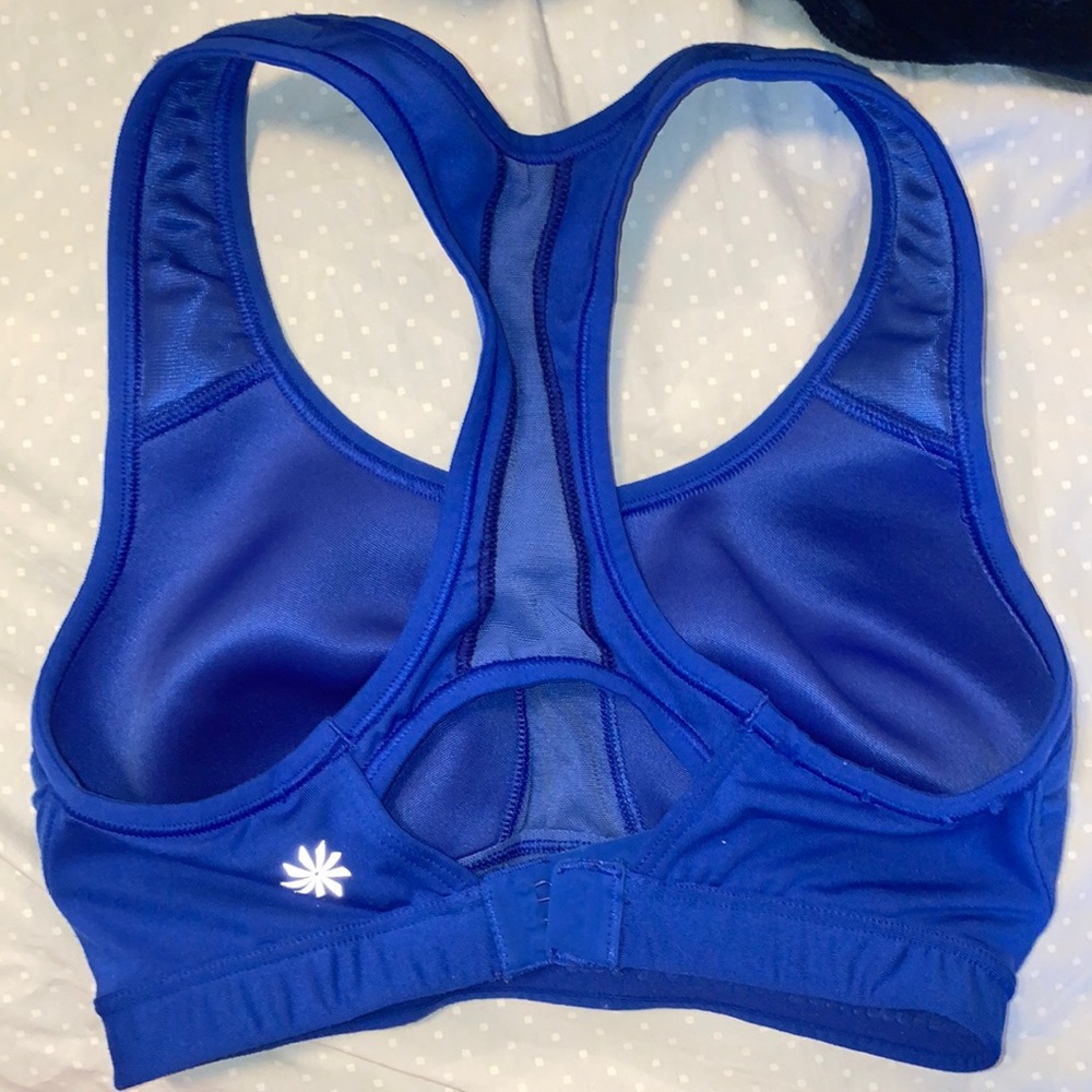 Blue athleta bra